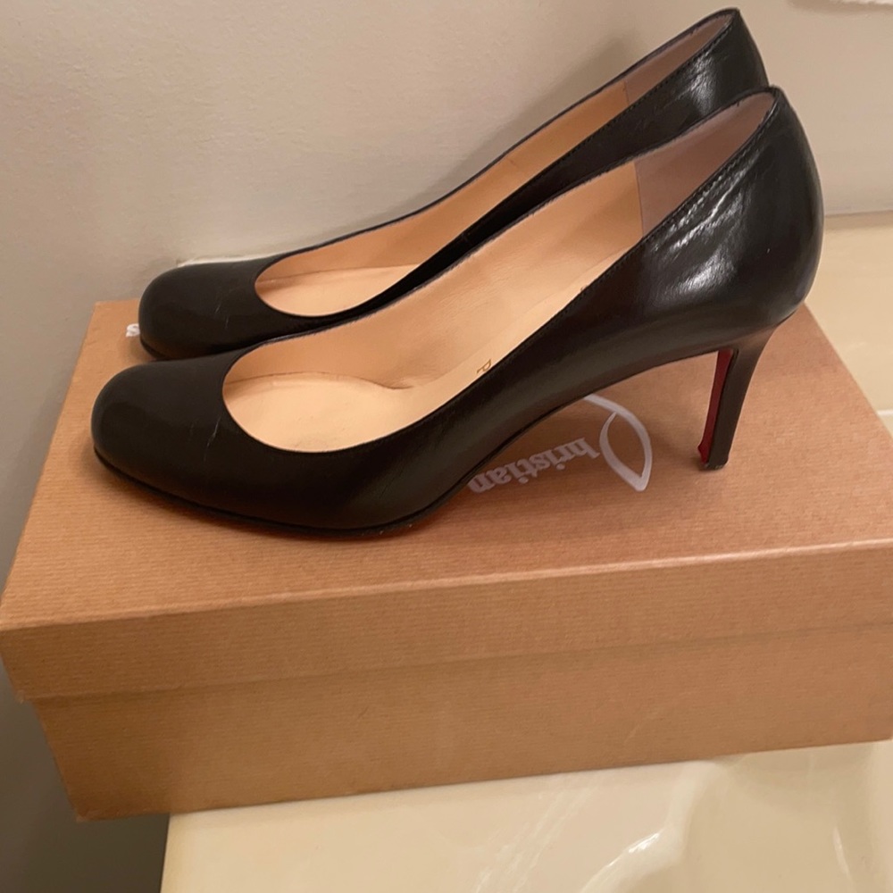 Christian Louboutin black heels